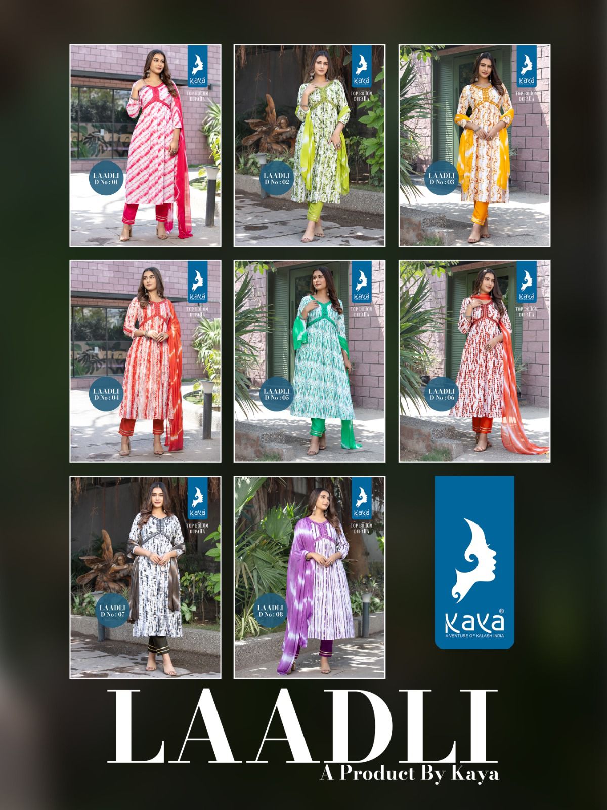 Laadli By Kaya Kurti Printed Suits Catalog